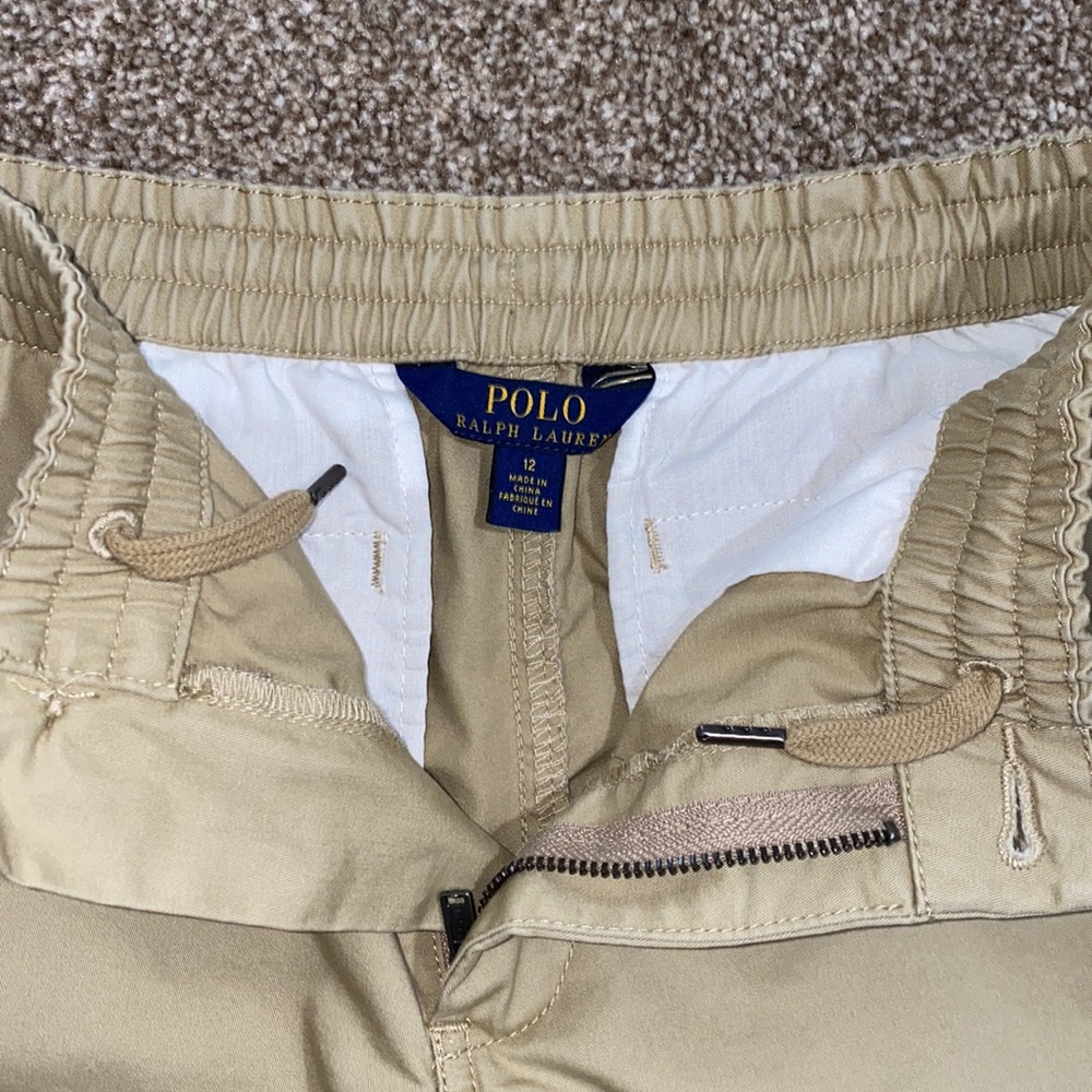 Like New Boys Polo Ralph Lauren Khaki Shorts - Picture 5 of 6